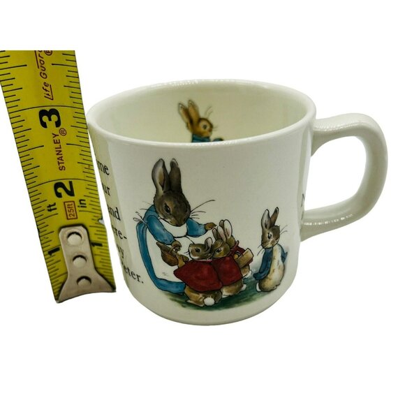 Wedgwood Peter Rabbit 3 Piece Nursery Set Plate Mug Oatmeal Bowl England Ceramic - Picture 16 of 16